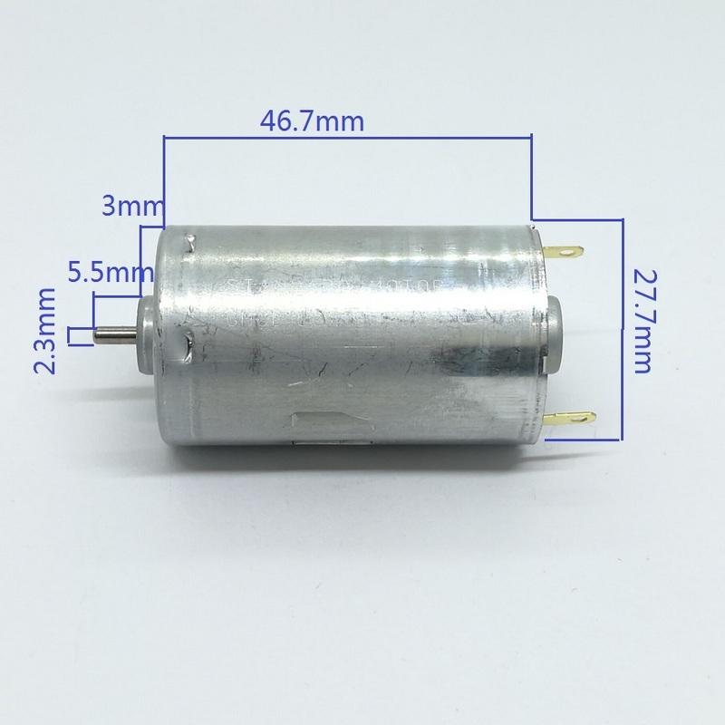 RS390 Micro DC Motor RP390-ST/22133/DV STANDARD 390 12-24VDC 6900-13800RPM For Sweeping Robot Electric/Toy DIY