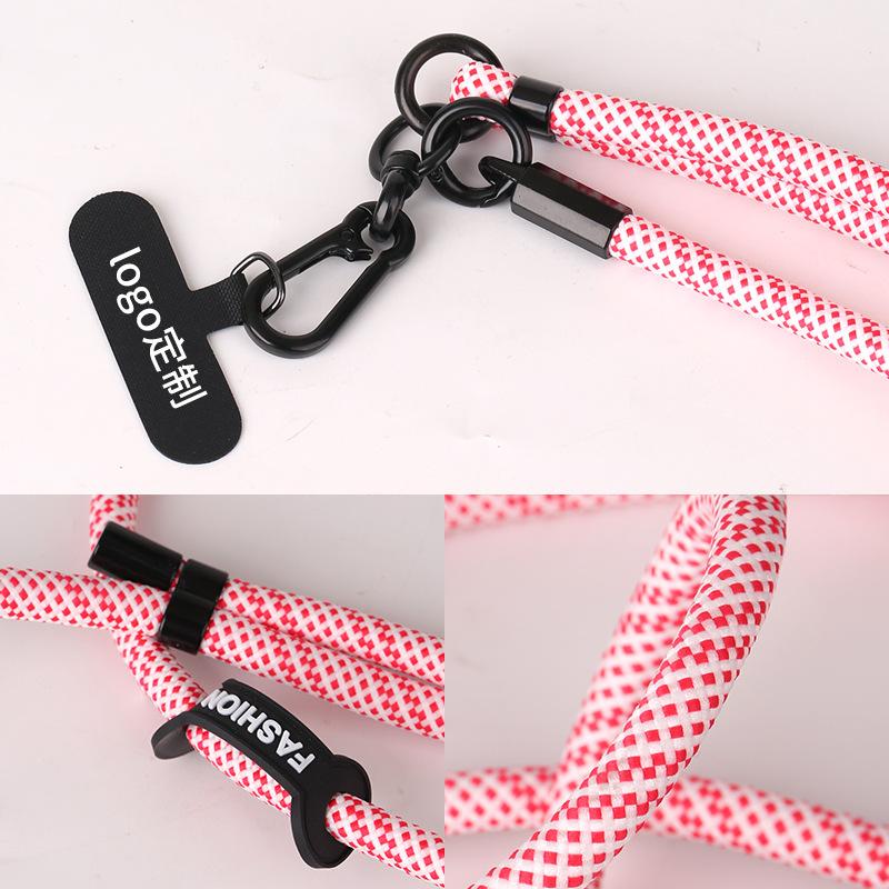 Mobile Phone Lanyard Crossbody Neck 1MM Polyester Mobile Phone Rope Neck Crossbody Adjustable Hand + Lanyard Crossbody Can Be Carried