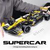 MOC Technical JKC7205 Racing 1:8 Rennfahrer 27 Formel Baustein Fernsteuerung Beleuchtung Rennen Renault F1 Spielzeug Geschenk für Kinder