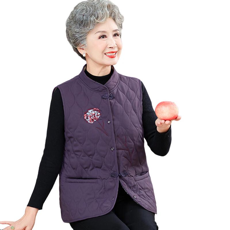YUZHAOLIN Senior Plus Velvet Winter Vest