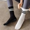 Yoga Socken Anti-Rutsch Professionelle Damen Herbst/Winter Mittelrohr Pilates Erwachsene Sport Fitness Boden Socken