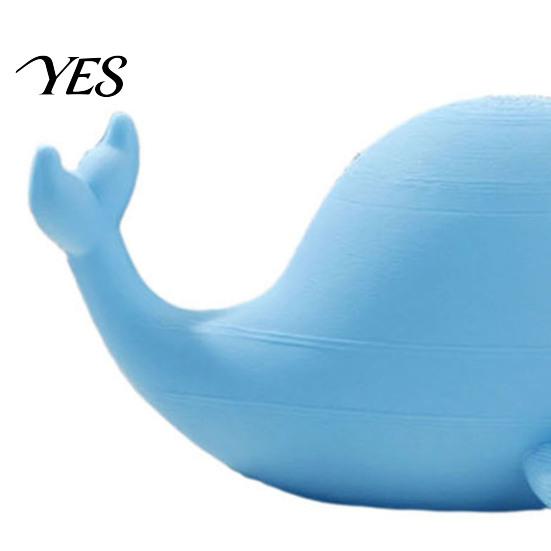 Cute Mini Whale Statue Figurine, 3D Printed Ornament Desktop Figurine Decoration, for Office Home Desk Tiny