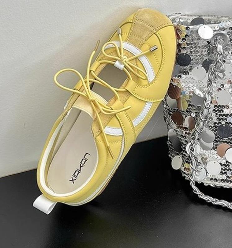 Silver Mary Jane shoes, lazy single shoes, soft soles are not tired feet 2025 new models, inner height increase 5cm ballet training shoes for women