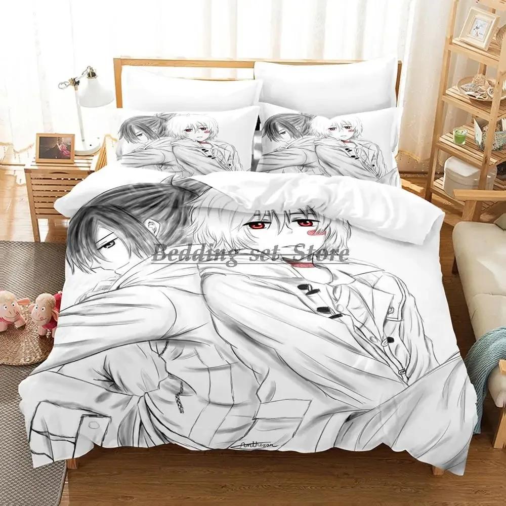 New No.6 Shion Nezumi Bedding Set Single Twin Full Queen King Size Bed Set Aldult Kid Bedroom Duvetcover Set Anime Bed Sheet