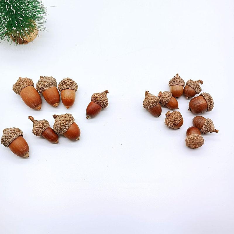 1pcs Acorn shells, handmade DIY materials, shooting props, dried flower fruit shells, acorn hats, Christmas wreath decorations, pendants, acorns