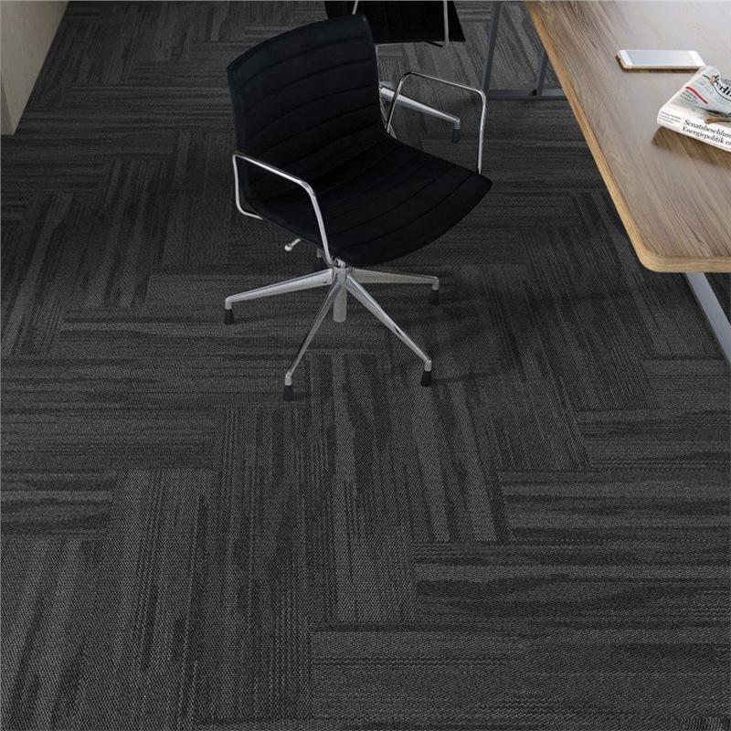Thickened Commercial Office Carpet Tiles for Large Area Flooring