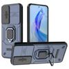 For Honor 90 Lite 5G/X50i 5G Case PC+TPU Slide Camera Lid Phone Cover with Kickstand