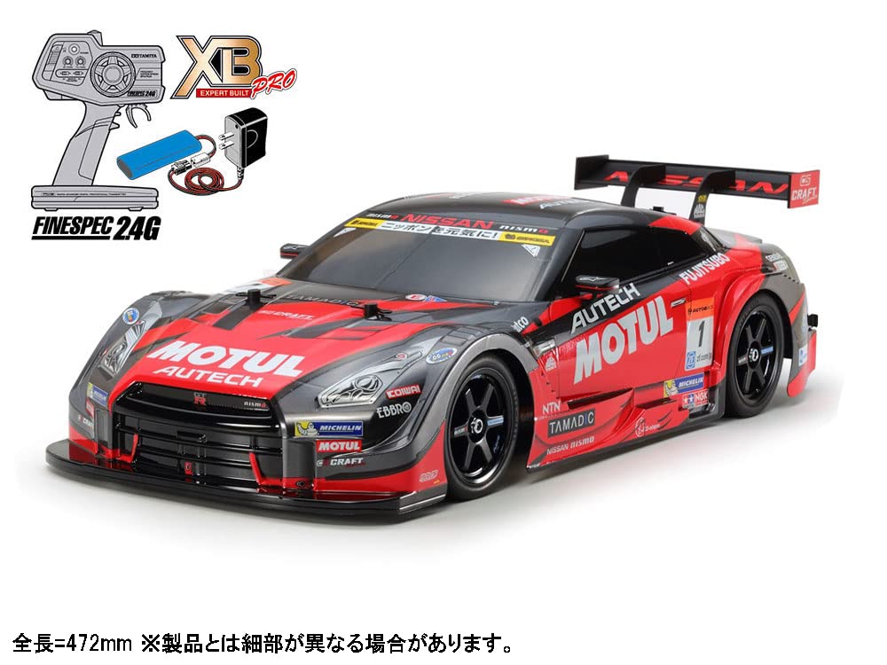 TAMIYA XB Series XB MOTUL AUTECH Painted complete model with radio 57892 1/10 No.192 GT-R (TT-02 chassis)
