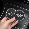 For MINI Cooper Fridge One S F56 R57 R58 R60 JCW Countryman Clubman New Car Coaster Water Cup Bottle Holder Diamond Non-Slip Mat Decoration