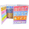 Multifunctional English Word Learning Chart Vocabulary Words Building Poster Chart 28.7x21cm For Home School Classroom