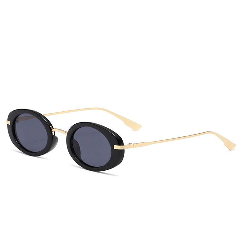 New Retro Oval Sunglasses Women Men Fashion Brand Desginer Sun Glasses