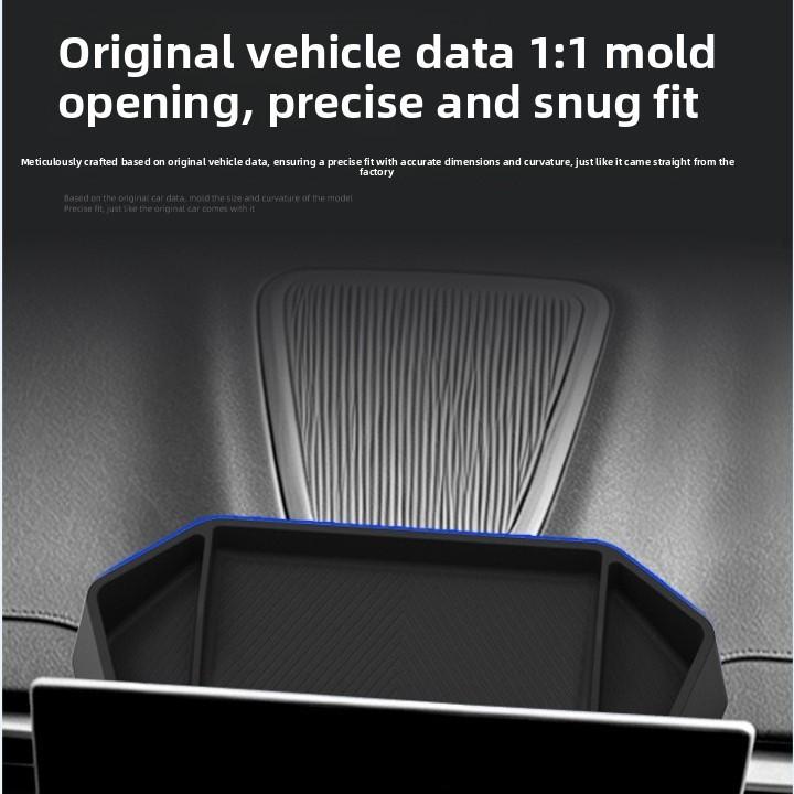 For Chery Tiggo 5 OMODA C5 Silicone Organizer Central Control Screen Rear Storage Box Car Interior Accessories Dashboard
