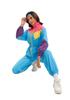 Damen Retro 70er Disco Sportbekleidung für Bühnenauftritte