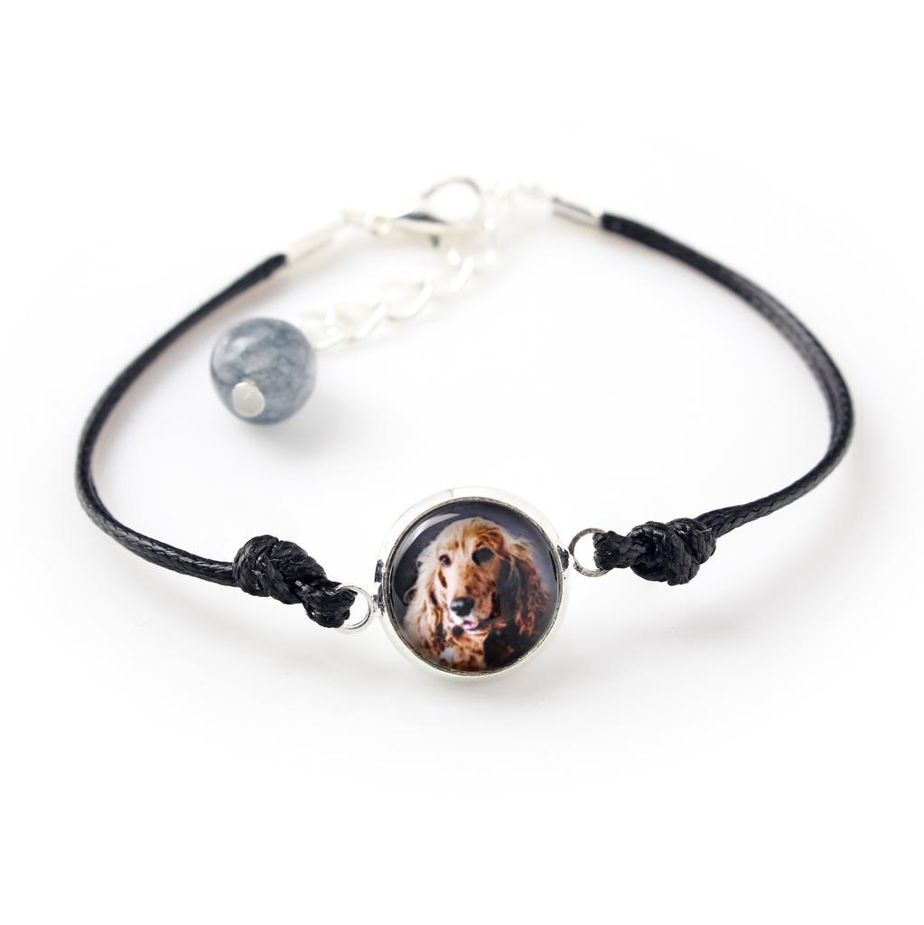 English Cocker Spaniel - bracelet with your photo handmade, unique jewelry from the Art-Dog brand