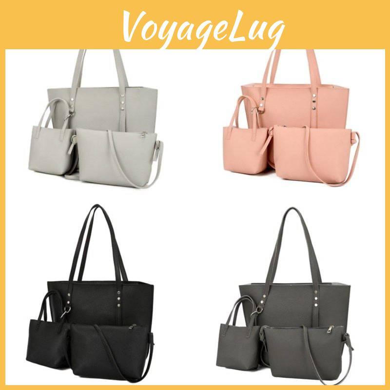 Womens Soft Pu Tote Bag With Minimalist Look And Spacious Interior For Casual Outings