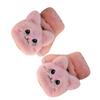 Flap Gloves Imitation     Cat Patterns Thickened Convertible Gloves for Using Smart Devices Writing
