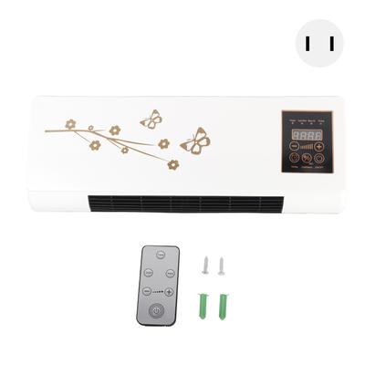 Electric Space Heater for Indoor Use with Remote Wall Mounted Heater Fan Digital Display for