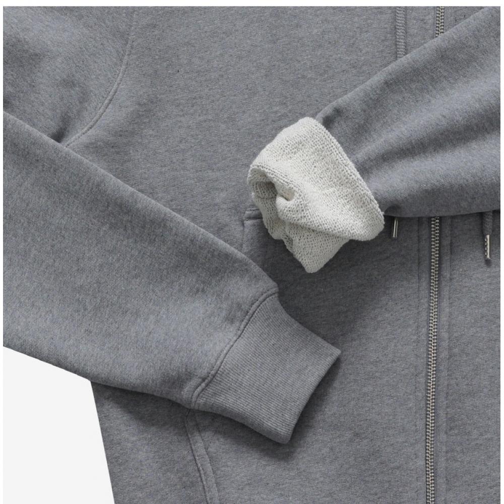 Maison Kitsune Mm00714km0321 H131 Kräftiger Fuchs Kopf Aufnäher Herren Kapuzenpullover Reißverschluss