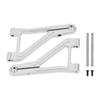 2 Pcs Front Upper Swing Arm Aluminum Alloy Strong Sturdy High Tensile Strength RC Accessory for 1 7 Remote Control