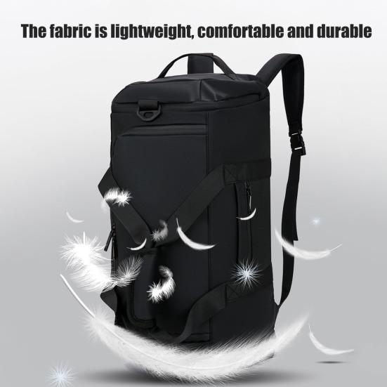 Backpack Duffle Bag Men Gym Tote with Wet Pocket Shoe Compartment Overnight Duffel Weekender