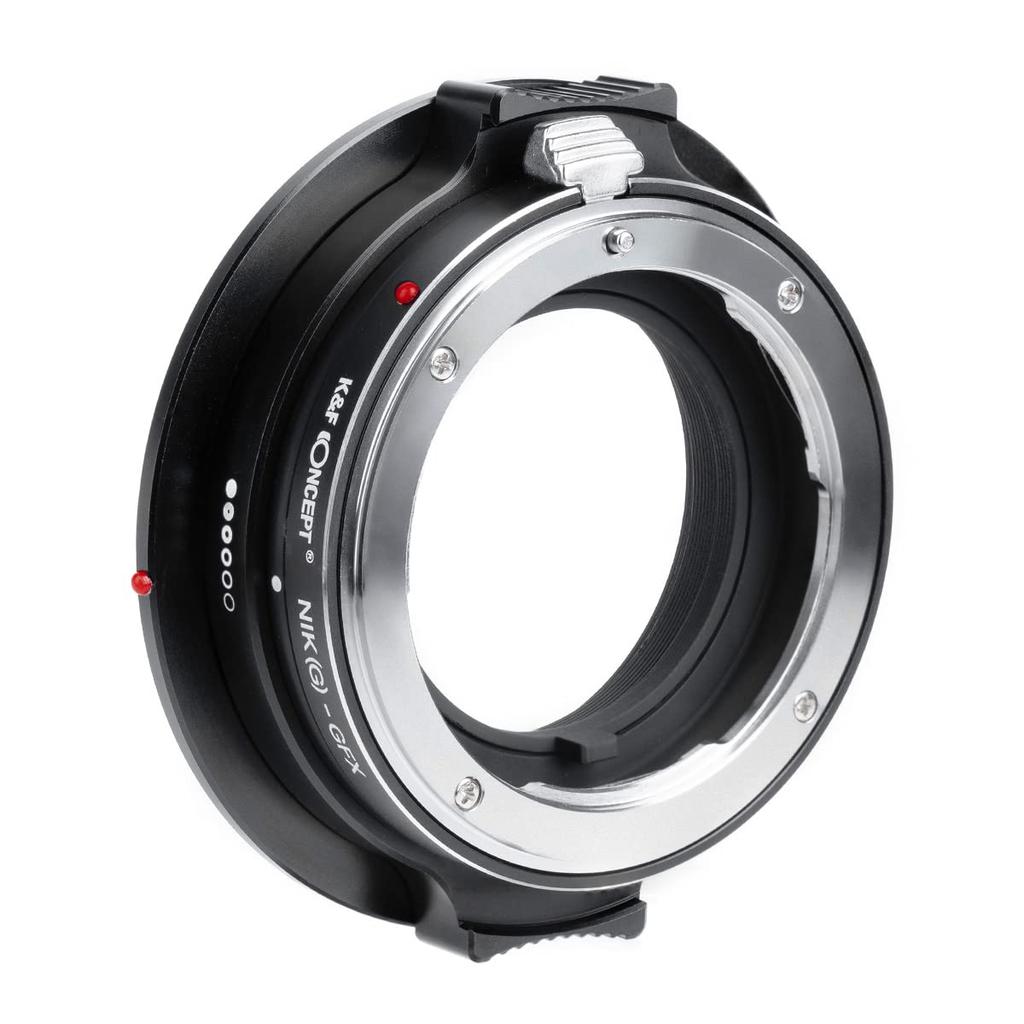 Concept Lens Mount Adapter Lens to Fujifilm GFX with Aperture Ring K&F KF-NGG (Nikon F-Mount (G-Type Compatible) G-Mount)
