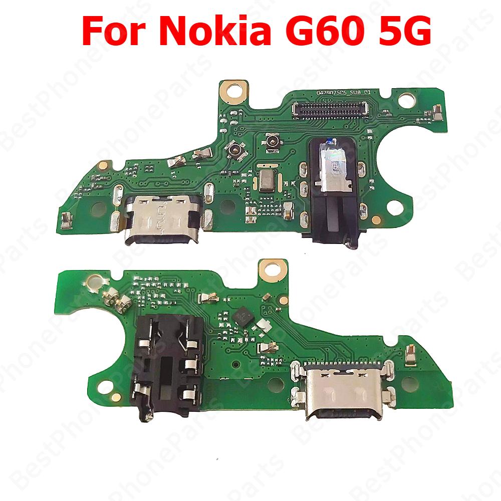 Charging Port For Nokia G42 G22 G21 G11 Plus G400 G300 G60 5G G50 G20 G10 Charge Board Plate Dock Ribbon Socket Usb Connector