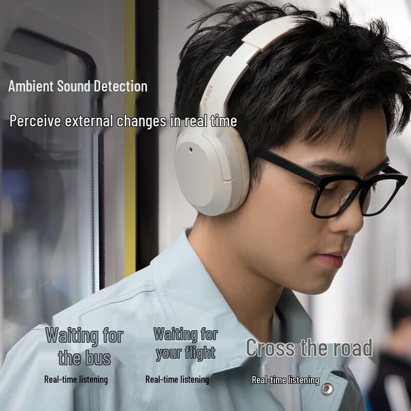 Edifier W820NB Hi-Res Active Noise Cancelling Bluetooth Headphones