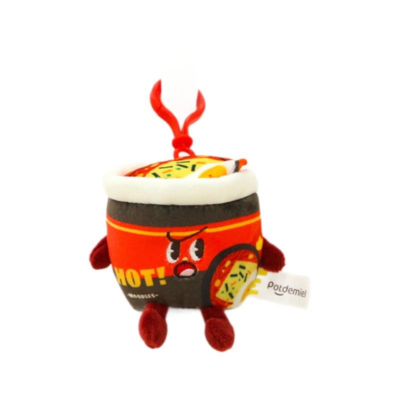 Turkey Noodles Instant Plush Pendant Cartoon Dolls Keychains Toy Kids Gifts