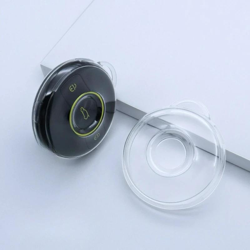

TPU Car Fob Key Case Cover Protector for Mercedes Benz SMART Fortwo 1 BRABUS 1 Benz SMART 2022 2023 Transparent Accessories прозрачный