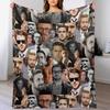 Ryan Gosling Collage Throw Blanket Fluffy Cozy Throw Blanket for Home Decor