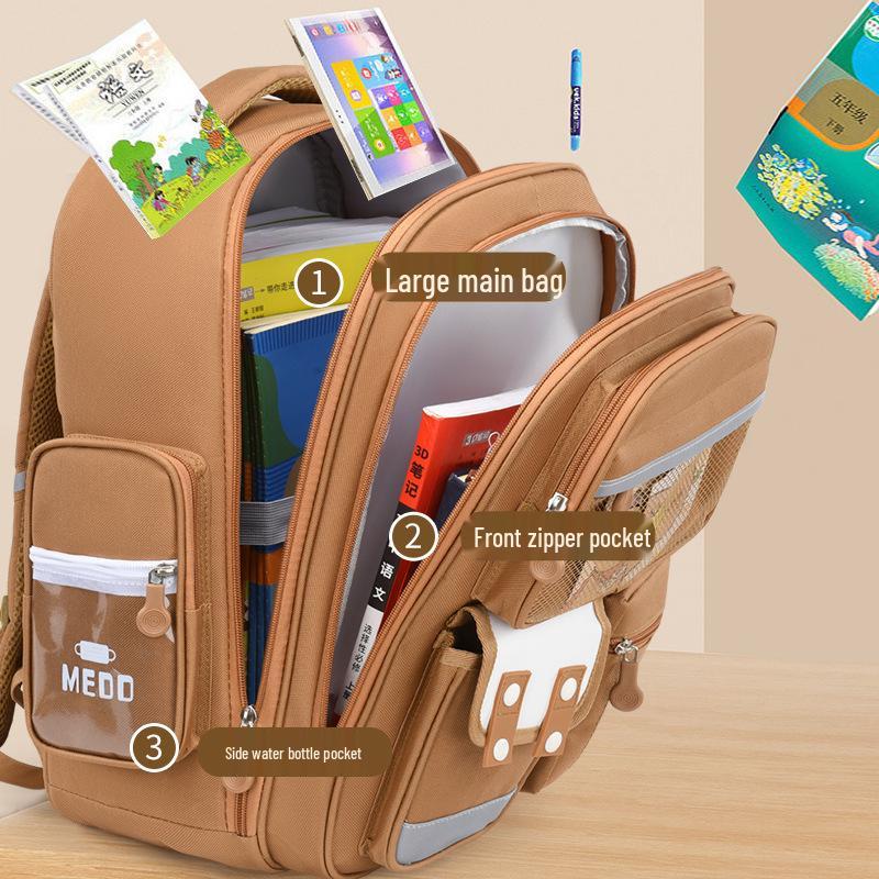 Σχολική Τσάντα Καπιμπάρα: Σακίδιο Πλάτης Μεγάλης Χωρητικότητας, Μειωμένου Βάρους για τις Τάξεις 1-6, Ιδανικό για Αγόρια και Κορίτσια