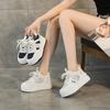 3233 kleine Größe Mesh kleine weiße Schuhe Damen Innenhöhe erhöhen Plateau lässige Damenschuhe Farbabstimmung Sport Dad Schuhe Damen