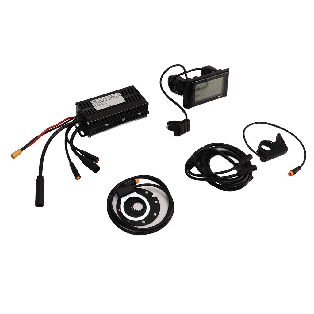 DC24V 36V 48V Sinuswellen-Elektrofahrrad-Controller mit SW900-Panel, Leistungssensor, Daumengas für Fahrrad