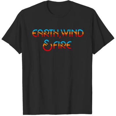 Earth Wind And Fire T-Shirt Musikband Unisex Kurzarm T-Shirt Alle Größen Unisex T-Shirt