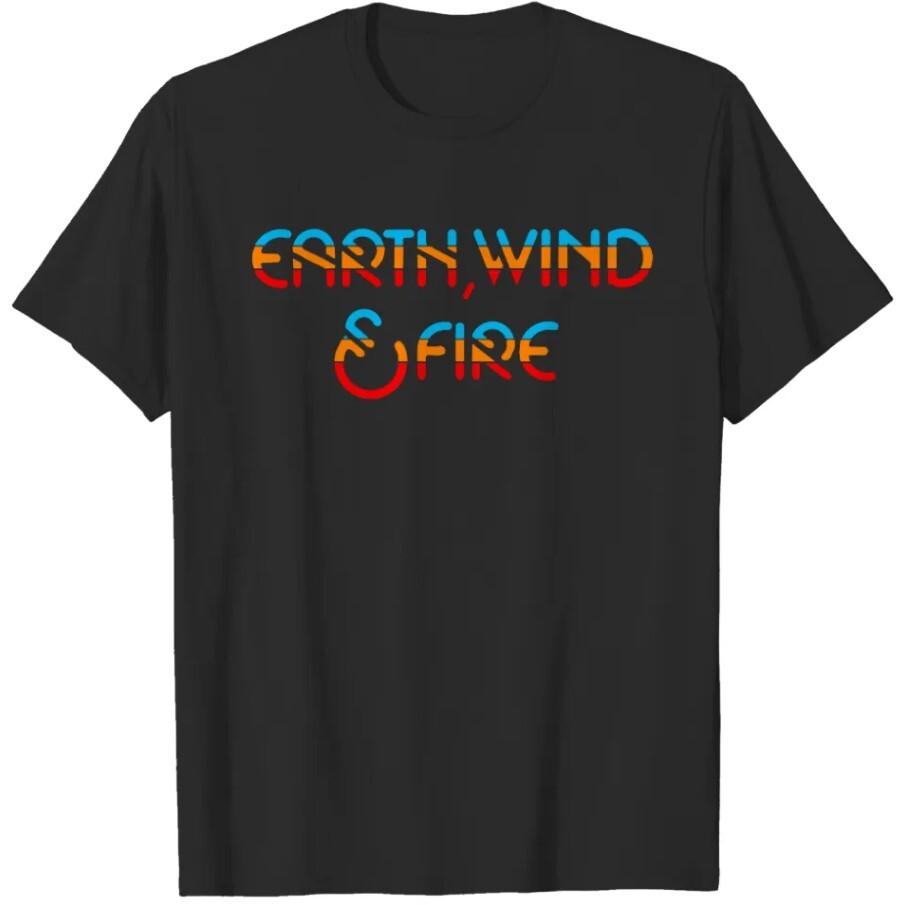 Earth Wind And Fire T-Shirt Music Band Unisex Short Sleeve T-Shirt All Sizes Unisex T-Shirt XXL