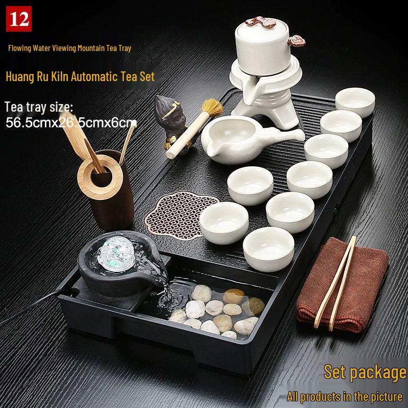 

Pine Rhythm Automatic Zisha Kung Fu Tea Set