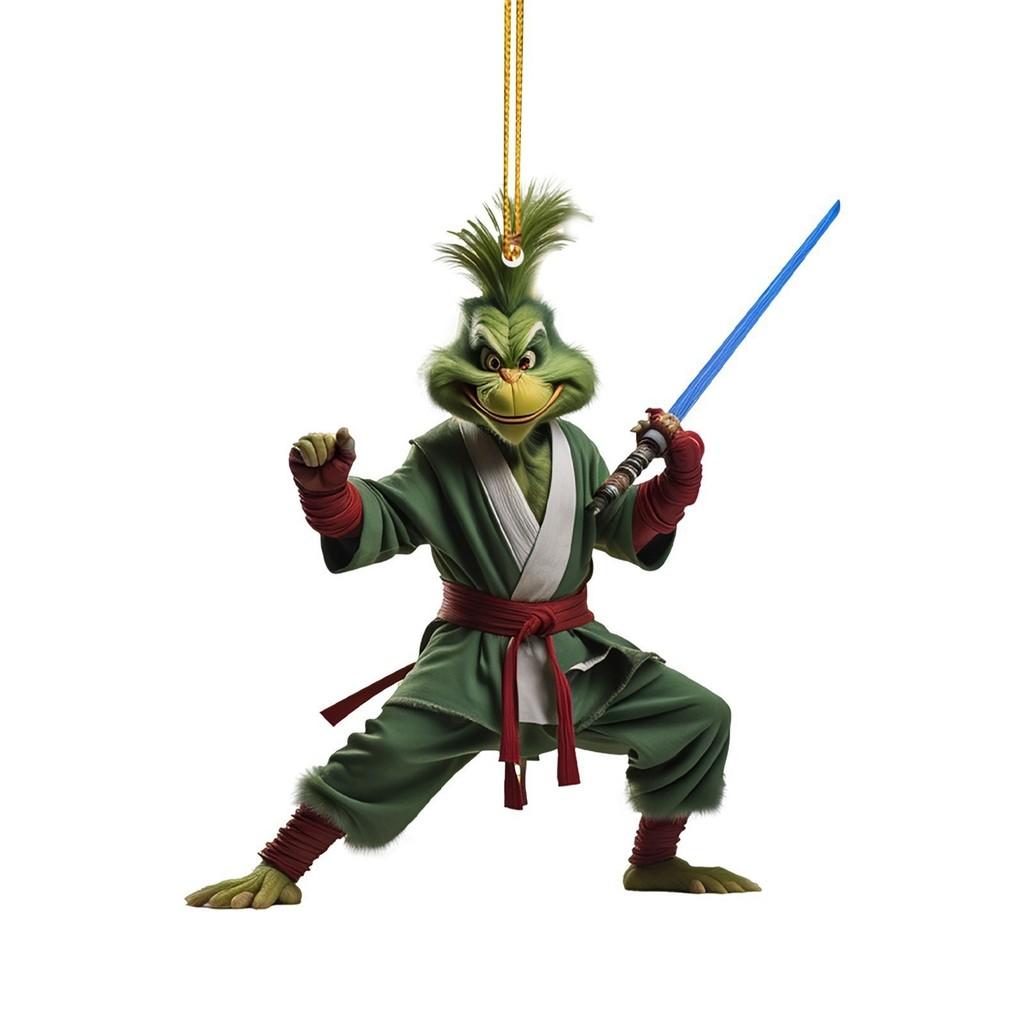 Acrylic Whimsical Christmas Tree Car Charm Unique Home Decoration With Features Aromatic