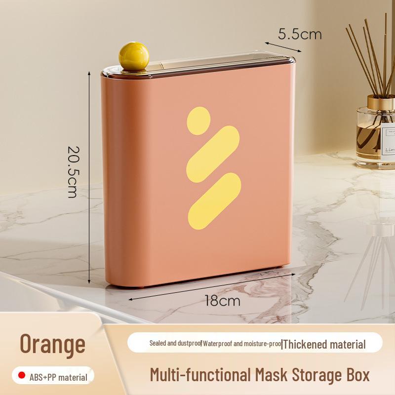 

Cosmetic Organizer with Lid for Bathroom or Desktop розовый