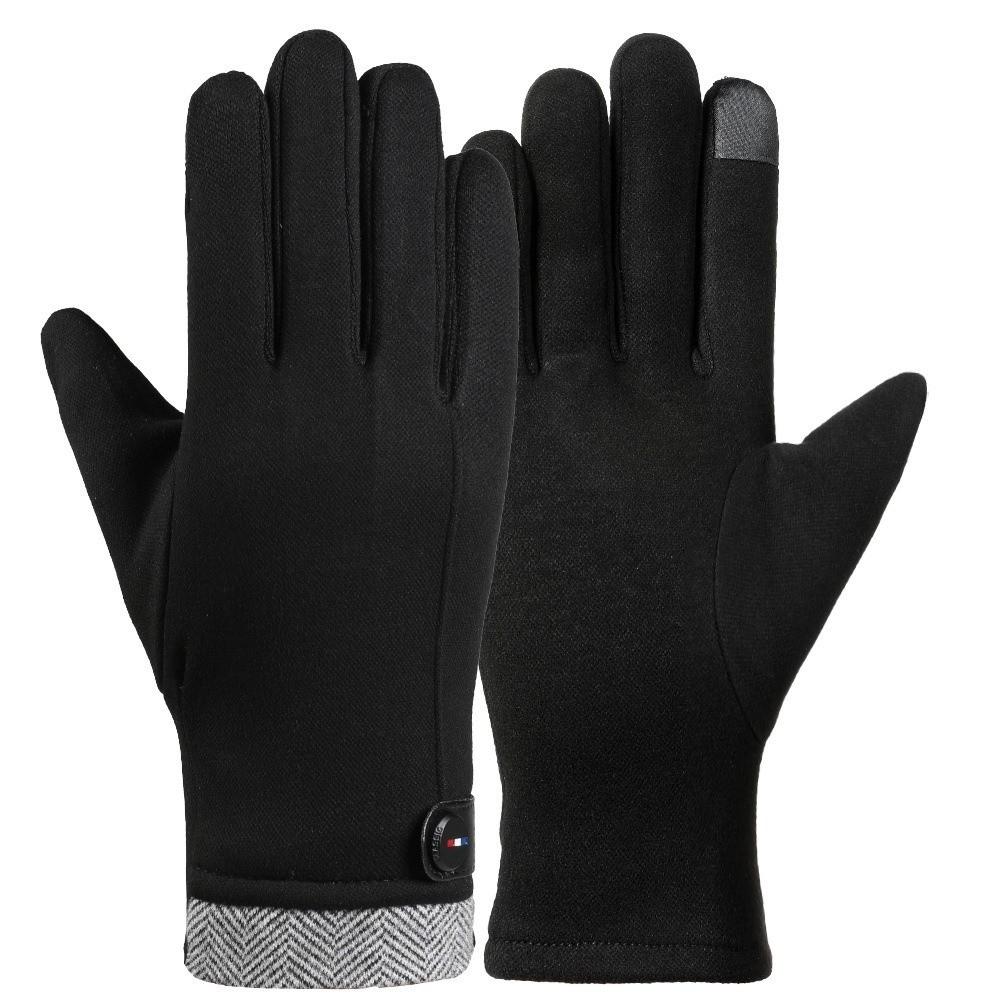 Touchable Screen Winter Gloves Dralon Driving Mittens  Autumn and Winter