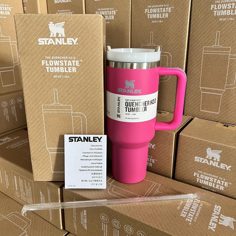 Kubek termiczny Stanley 2. generacji 40oz ze stali nierdzewnej z uchwytem o dużej pojemności w stylu amerykańskim