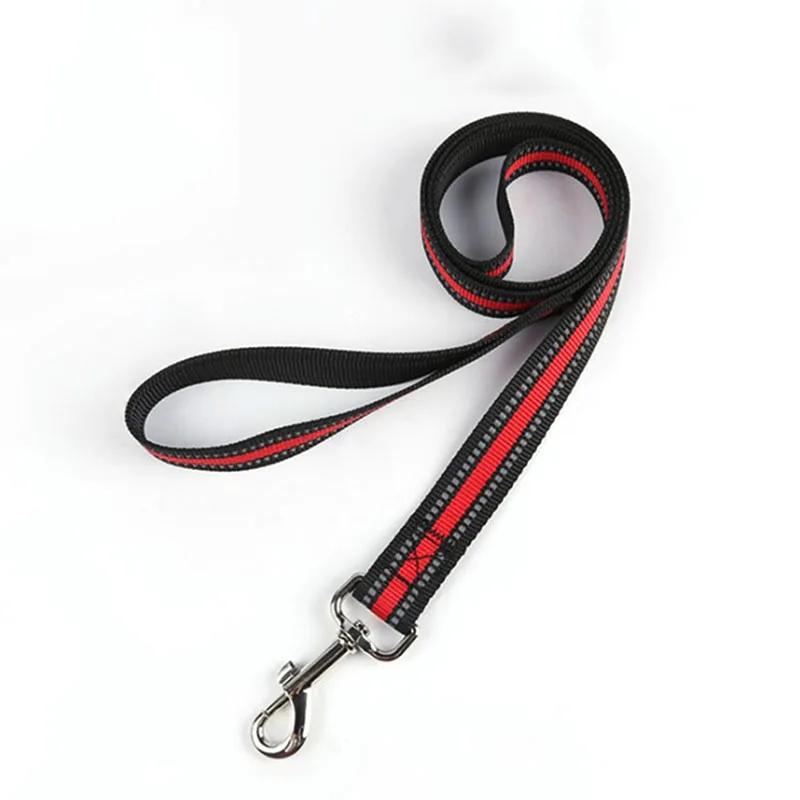 Strapazierfähige Nylon Reflektierende 1,2M Haustier Hund Leine Spaziergang Training Leine Katzen Hunde Geschirr Halsband Leinen Gurt Gürtel Seil