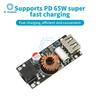 PD65W Fast Charging Module Multi-Protocol Mobile Phone Fast Charging Board DC 7-35V to USB/Type-C Car Charger for Phones Laptops