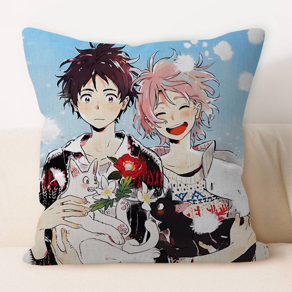 Anime U-Umibe No E-Etranger Pillow Cover Sofa Cushion Cover Home Room Decoration Children Gift