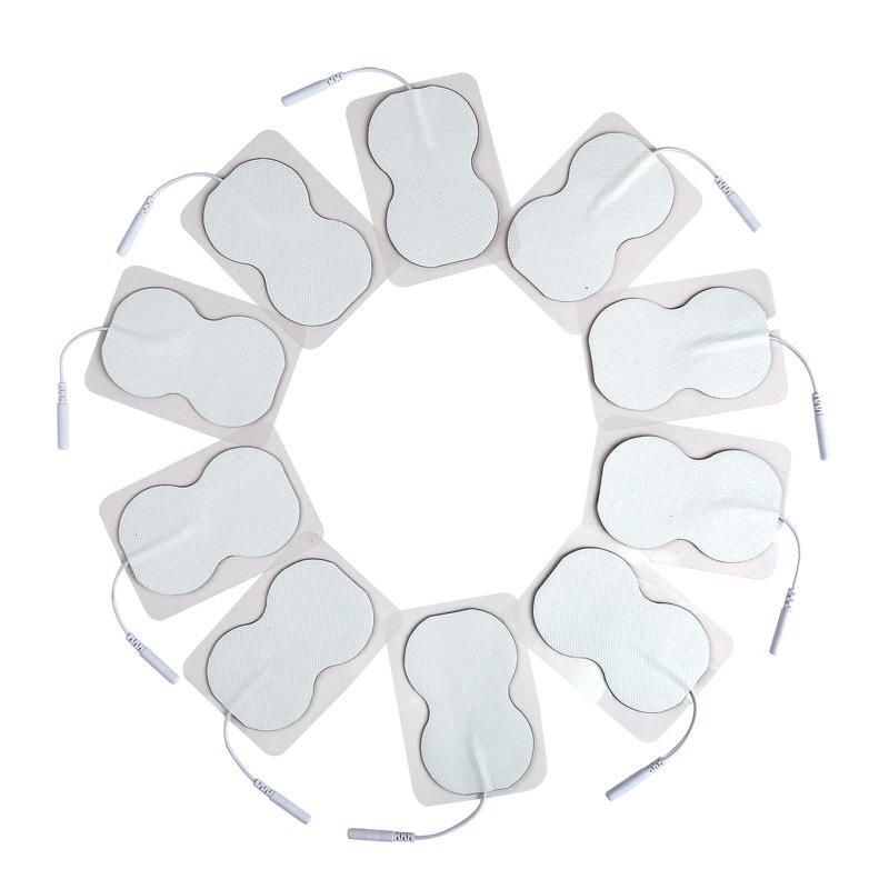 20 szt. 5,5x9 cm Elektrody Masujące - Elektrody Terapeutyczne Typu Przewodowego do Urządzeń TENS/EMS