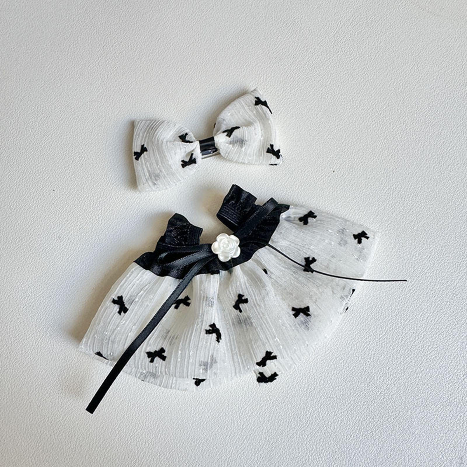 

Комплект одежды для плюшевых кукол 15-17 см, аксессуары для переодевания bow