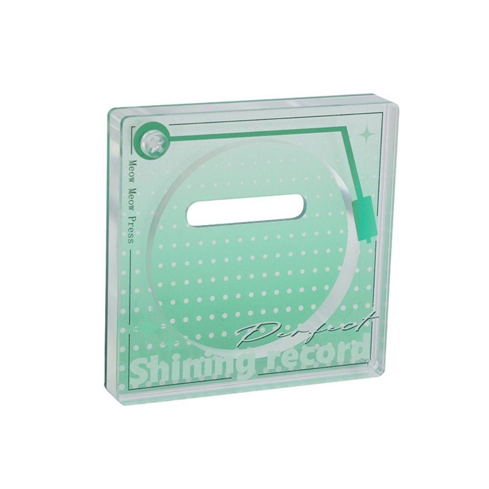 Прозрачный органайзер для значков, красочные держатели для хранения значков, кирпичик для демонстрации значков, фанаты, гоняющиеся за зелёный