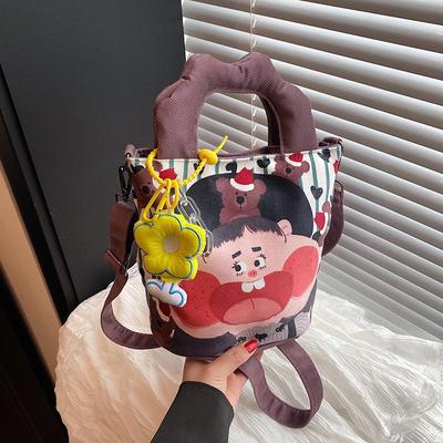 2025 Cartoon Graffiti Women's Shoulder Bag