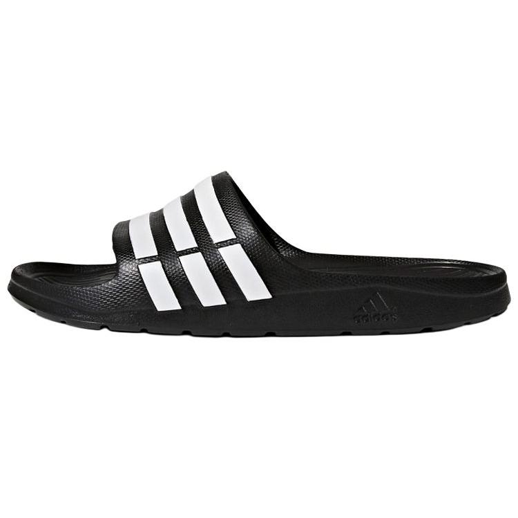 adidas Duramo Slide 'Black' (Unisex) Black / White / Black Slide Slippers G15890