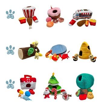 China Professional Manufacturer Intelligent Chew Plush Pet Toys for Dog Hide and Seek белый