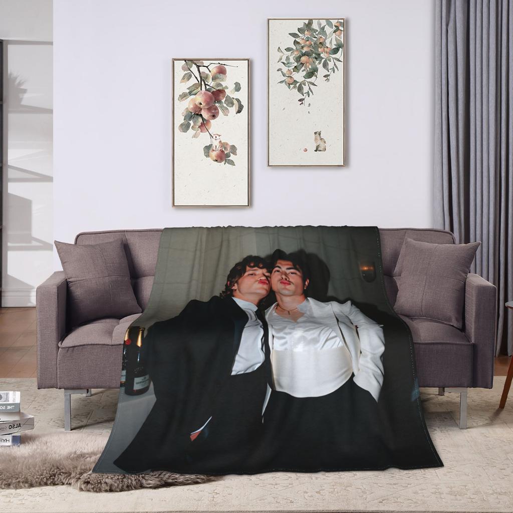 Heated Rivalry Soft Warm Blanket Camping Plush Throw Blanket Comfortable Couch Bed Flannel Bedspread Sofa Bed Cover